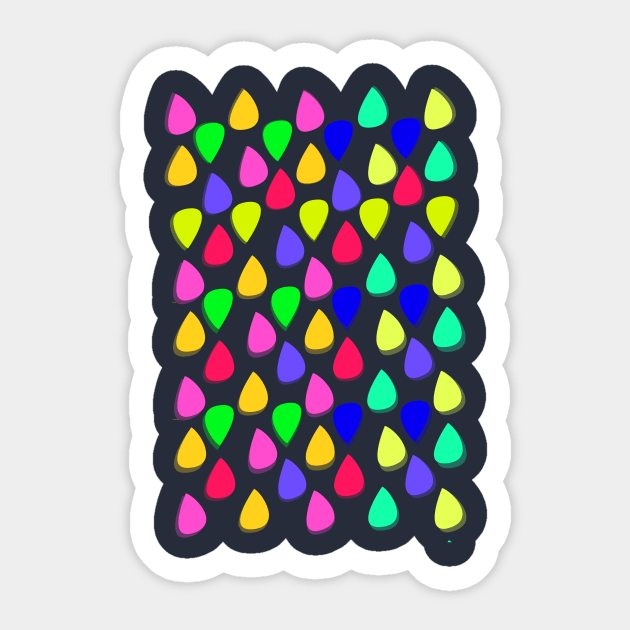 Brighter Raindrops Sticker by jsdesignandillustrations